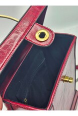 Magic Bags Fantasy bags and wallets - Handbag with Working Clock Vintage Style wine