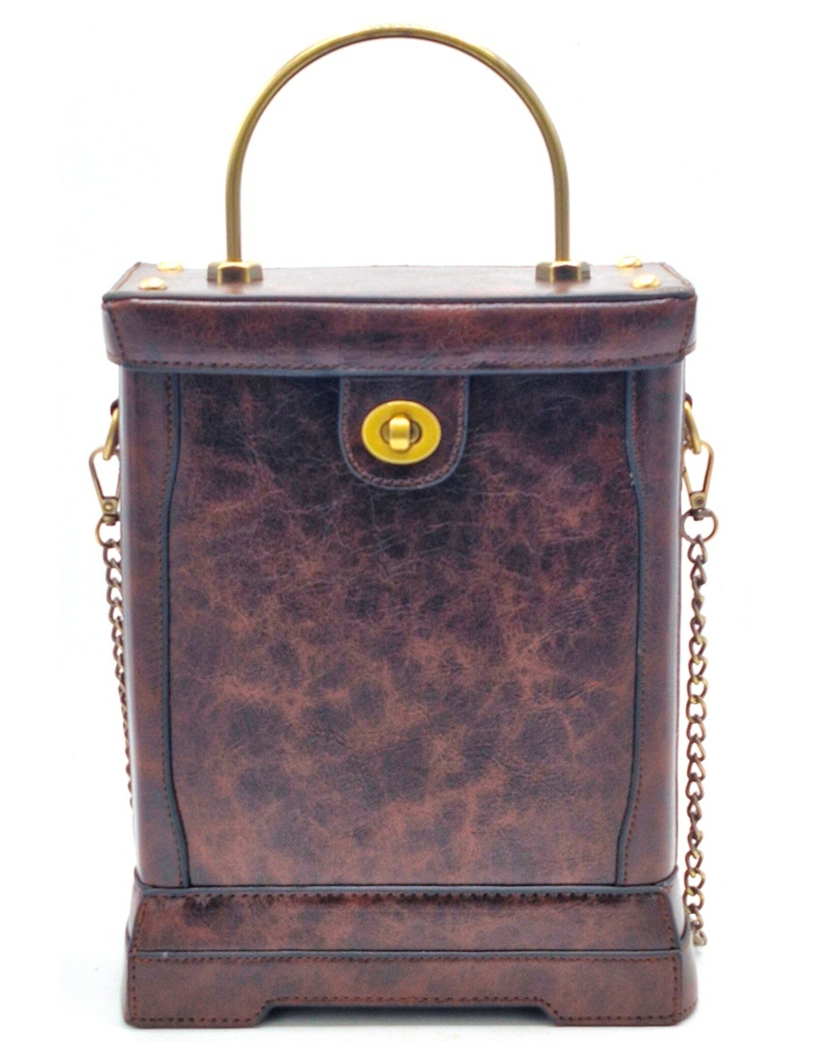 Magic Bags Steampunk tassen Gotic tassen - Handtas met Werkende Klok Vintage Stijl bruin