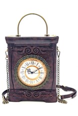 Magic Bags Steampunk tassen Gotic tassen - Handtas met Werkende Klok Vintage Stijl bruin