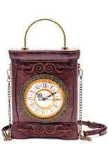 Magic Bags Steampunk tassen Gotic tassen - Handtas met Werkende Klok Vintage Stijl bruin