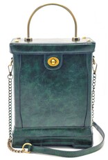 Magic Bags Steampunk tassen Gotic tassen - Handtas met Werkende Klok Vintage Stijl groen