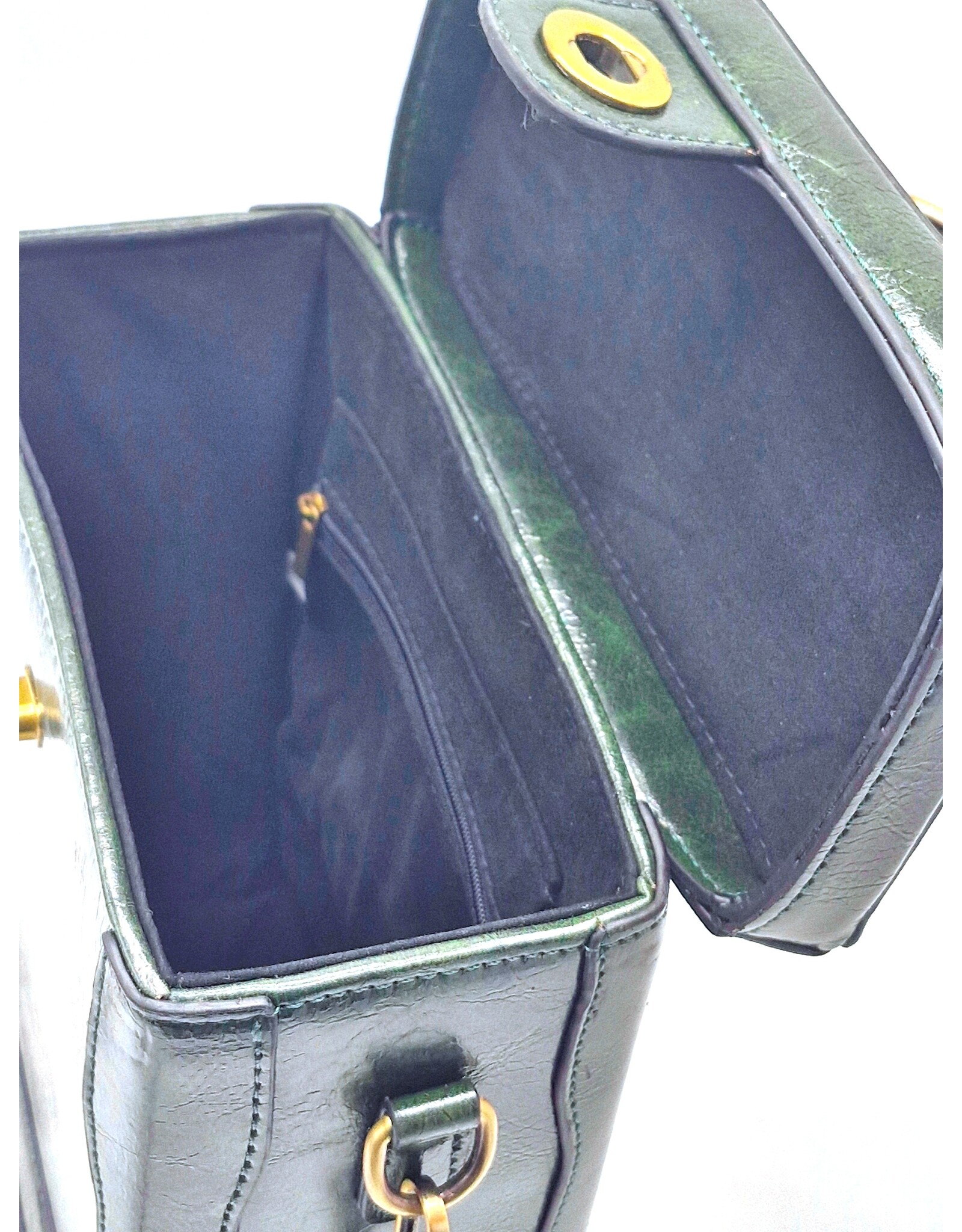 Magic Bags Steampunk tassen Gotic tassen - Handtas met Werkende Klok Vintage Stijl groen