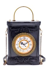 Magic Bags Gothic tassen Steampunk tassen - Handtas met Werkende Klok Vintage Stijl zwart