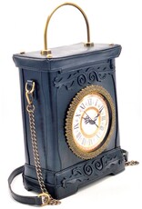 Magic Bags Gothic tassen Steampunk tassen - Handtas met Werkende Klok Vintage Stijl zwart