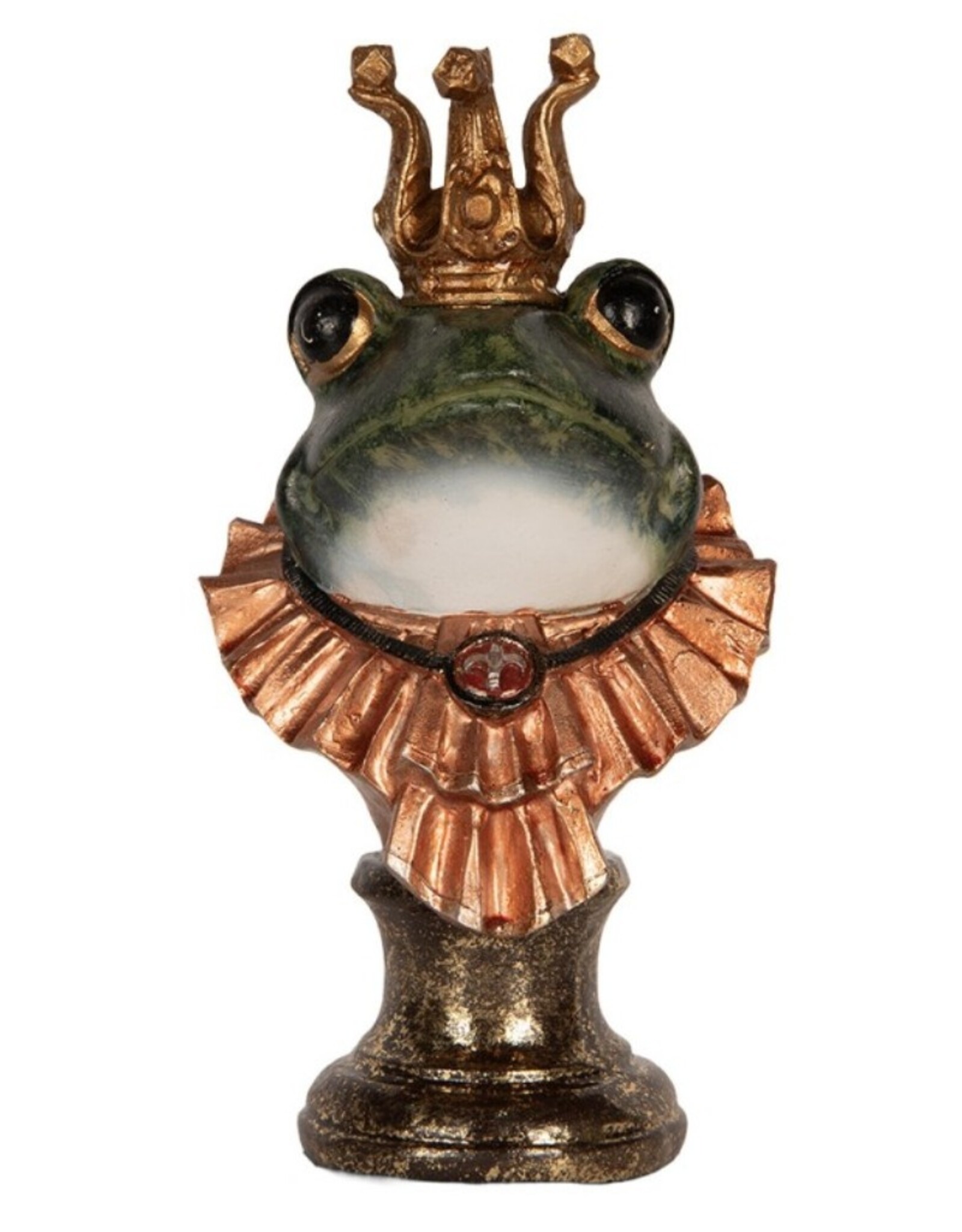 Trukado Giftware & Lifestyle - Decoratieve Kikkerkoning Buste 22cm