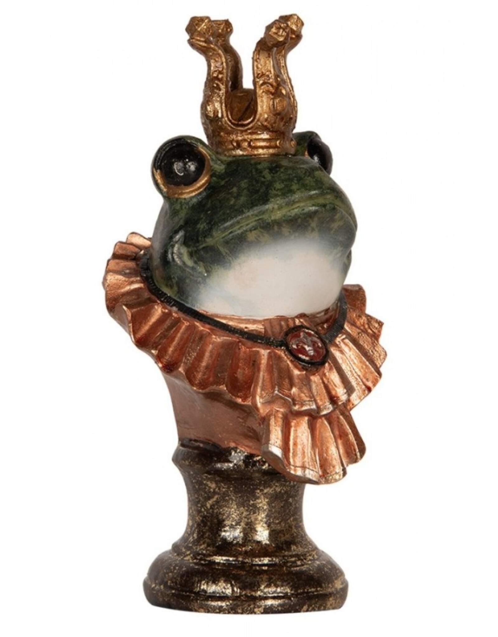 Trukado Giftware & Lifestyle - Decoratieve Kikkerkoning Buste 22cm