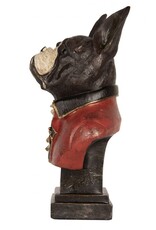 C&E Giftware Beelden Collectables - Franse Buldog Buste Barokstijl 27cm