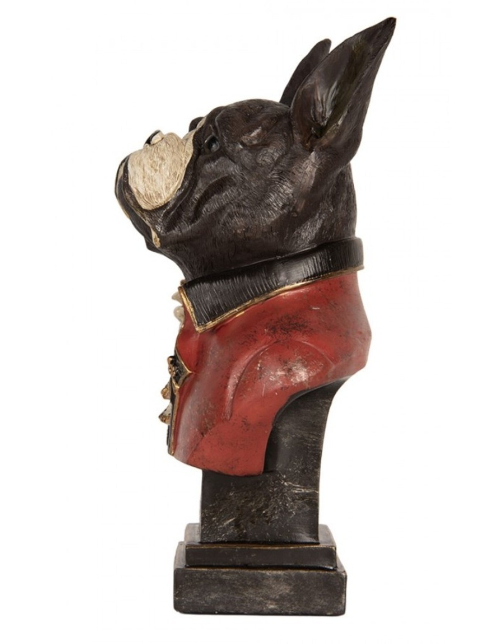 C&E Giftware Beelden Collectables - Franse Buldog Buste Barokstijl 27cm