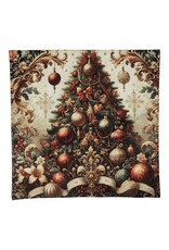 C&E Miscellaneous - Kussenhoes Kerstboom Barok Stijl 45 x45 cm