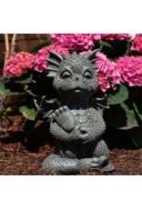 MC Giftware & Lifestyle - Tuindraak Yoga - Drakenbeeldje voor in de tuin 26cm