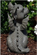 MC Giftware & Lifestyle - Tuindraak "Kijkend Omhoog" -  Drakenbeeldje 27cm