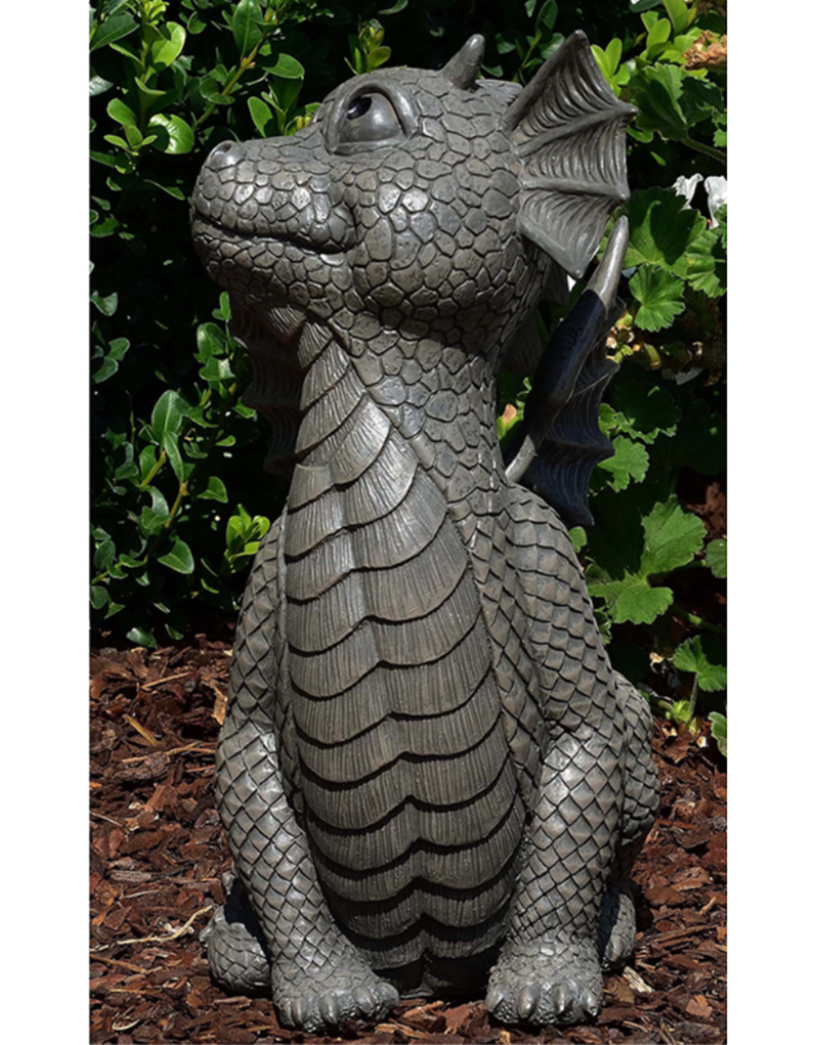 MC Giftware & Lifestyle - Tuindraak "Kijkend Omhoog" -  Drakenbeeldje 27cm