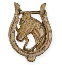 JB Door Knocker Horseshoe 17cm - Cast Iron