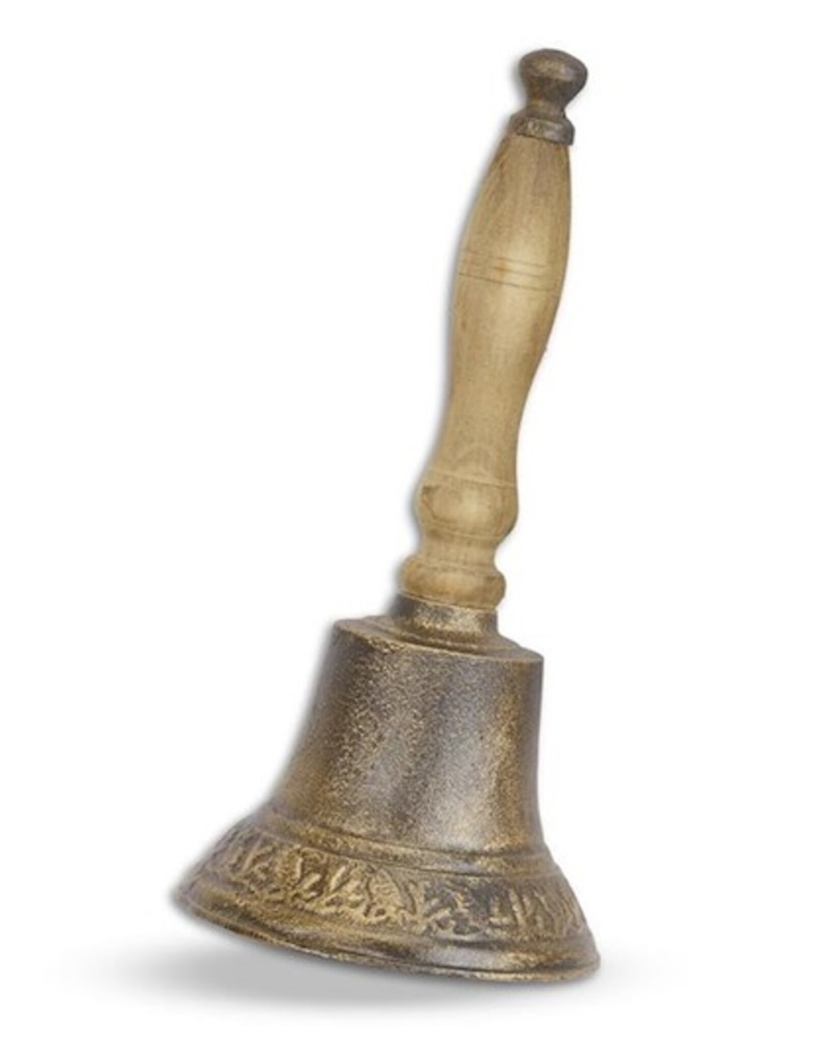 Trukado Miscellaneous - Vintage Cast Iron School Bell with Wooden Handle