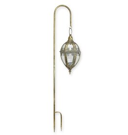 JB Tuinsteker met Mooie Glazen Lantaarn 88cm