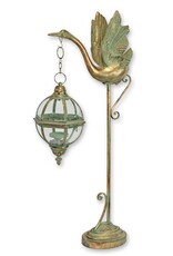 Trukado Miscellaneous - Zwaan met Glazen bol Lantaarn op Voet 103,5cm