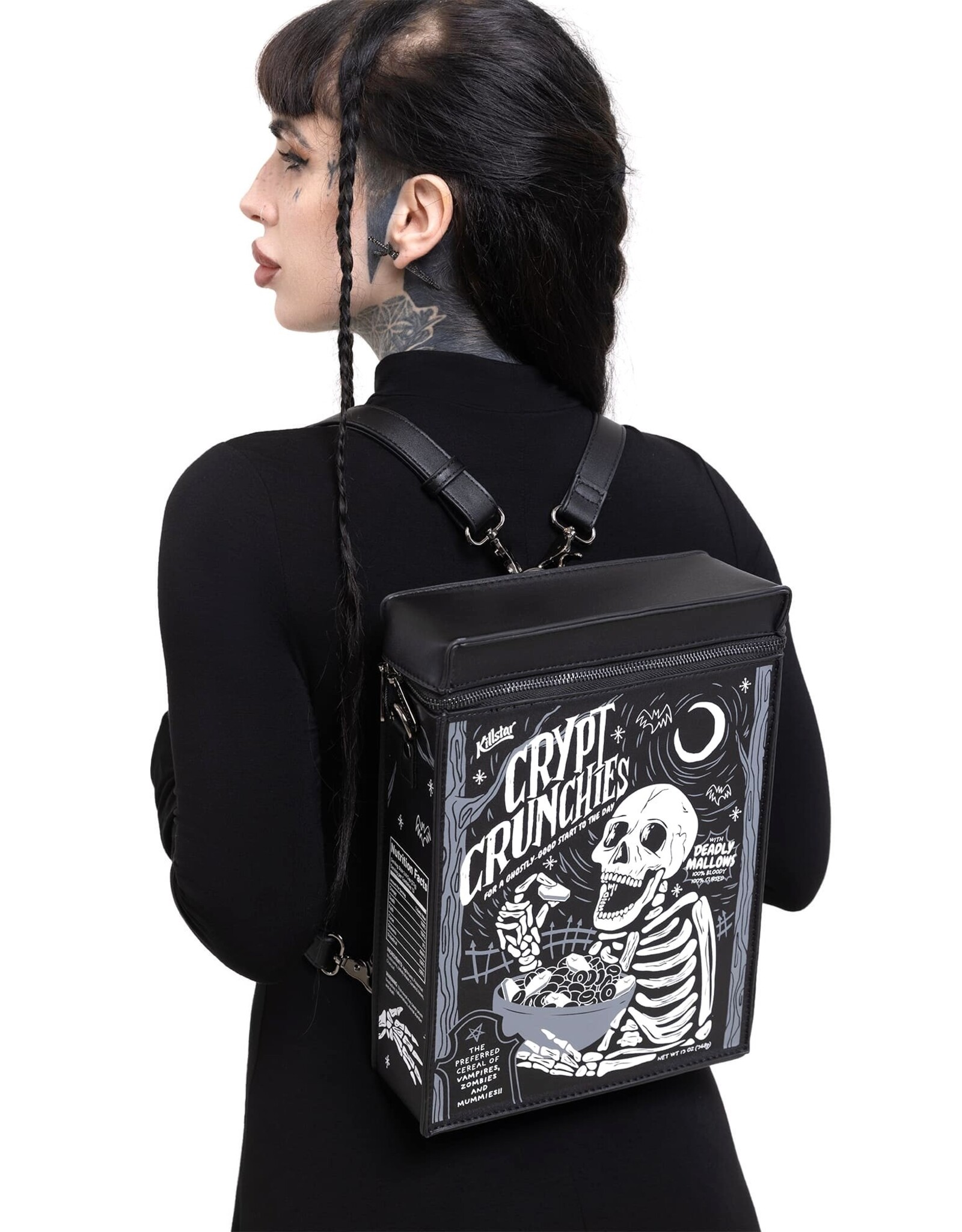 Killstar Killstar bags and accessories - Killstar Crypt Lord backpack-shoulder bag