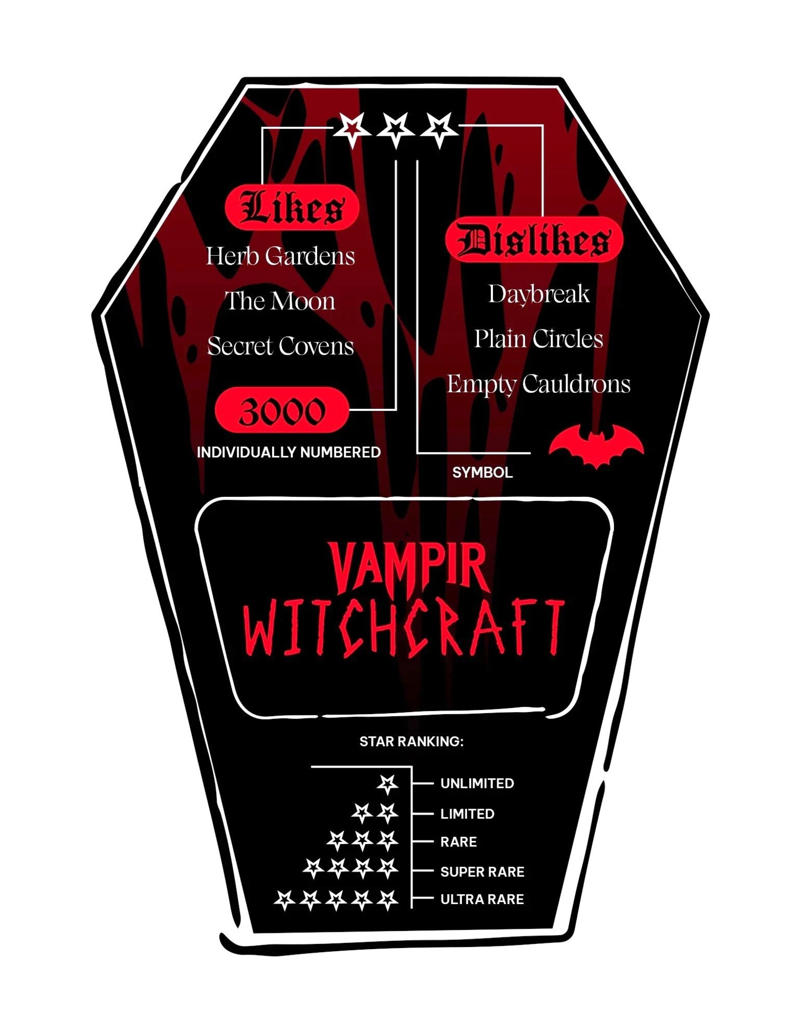 Killstar Killstar tassen en accessoires - Killstar VAMPIR: Witchcraft  Pluche knuffel Kreeptures