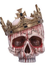 NemesisNow Giftware Beelden Collectables  - Gothic Schedel met Kroon Macbeth 15cm