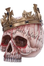 NemesisNow Giftware Beelden Collectables  - Gothic Schedel met Kroon Macbeth 15cm