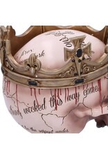 NemesisNow Giftware Beelden Collectables  - Gothic Schedel met Kroon Macbeth 15cm