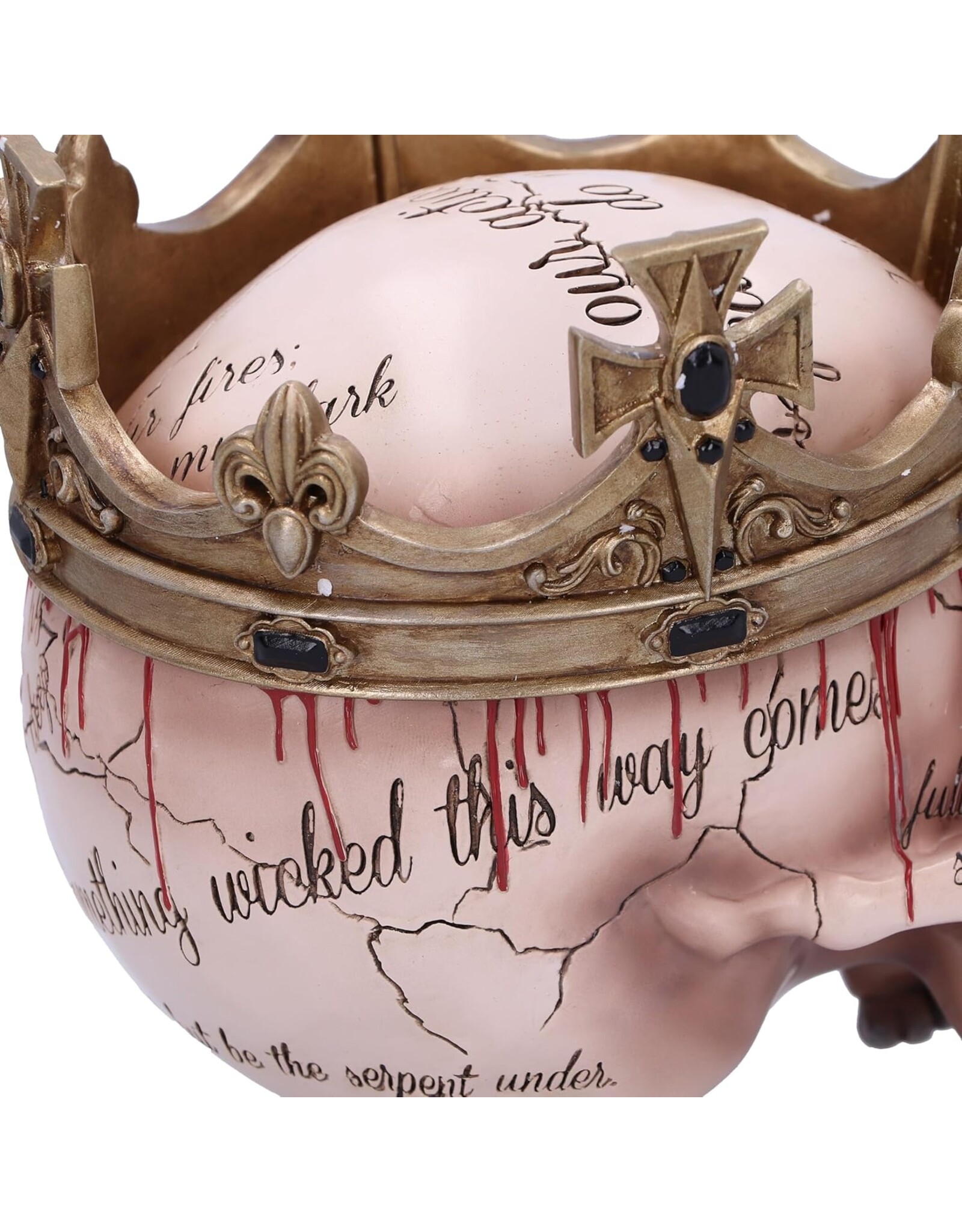 NemesisNow Giftware Figurines Collectables - Gothic Skull with Crown Macbeth 15cm