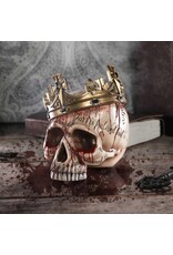 NemesisNow Giftware Beelden Collectables  - Gothic Schedel met Kroon Macbeth 15cm