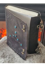 JM Handicrafts Miscellaneous - Leather Journal Triquetra with double lock (large)