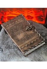 JM Miscellaneous - Leren Notitieboek Tree of Life 23,5 x 13,5cm