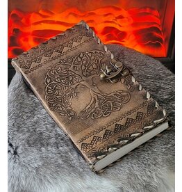 JM Leather Notebook Tree of Life 23,5 x 13.5cm