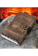 JM Miscellaneous - Leather Notebook Tree of Life 23,5 x 13.5cm