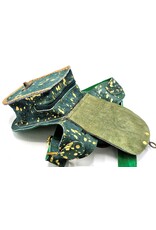 Trukado Leather Festival bags, waist bags and belt bags - Waistbag with Fringes Cowhide Ibiza Style green