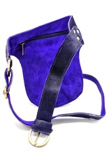 Trukado Leren Festivaltasjes, heuptassen en riemtassen - Leren heuptas met koeienhuid Festivaltasje Ibiza Stijl heuptasje