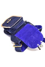 Trukado Leather Festival bags, waist bags and belt bags - Leather waist bag with cowhide Festival bag Ibiza Style