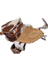 Trukado Leather Festival bags, waist bags and belt bags - Cowhide waist bag with hook and Turquoise stone Ibiza Style