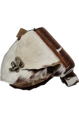 Trukado Small leather bags, cluches and more - Cowhide Hip Bag with Vintage Hook Ibiza