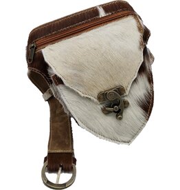 Trukado Cowhide Waist Bag with Vintage Hook Ibiza