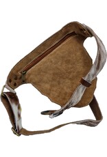 Trukado Small leather bags, cluches and more - Cowhide Hip Bag with Vintage Hook Ibiza