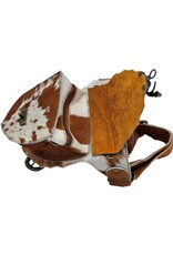 Trukado Leather Festival bags, waist bags and belt bags -  Leather waist bag cowhide Ibiza Style
