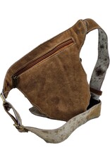 Trukado Leather Festival bags, waist bags and belt bags - Cowhide waist bag with turquoise stone Ibiza Style