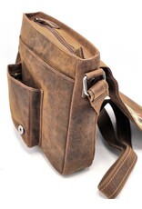 HillBurry Leather Shoulder bags  Leather crossbody bags - HillBurry Hunter Bag medium size