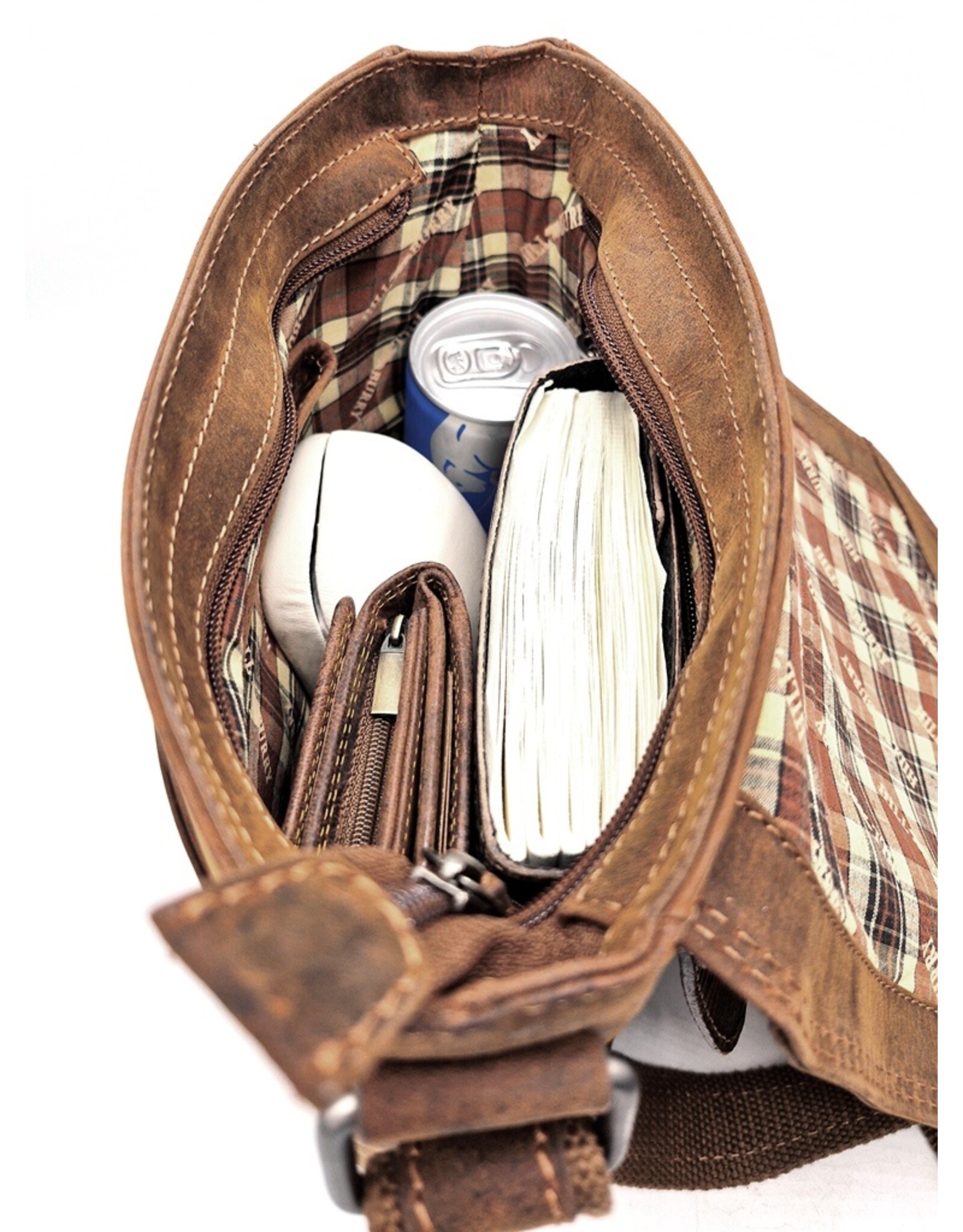 HillBurry Leather Shoulder bags  Leather crossbody bags - HillBurry Hunter Bag medium size