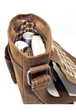 HillBurry Leren Schoudertassen Leren crossbody tassen - HillBurry Jagerstas medium formaat