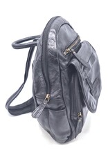 HillBurry Leather bags -  HillBurry backpack Washed Buffalo leather black