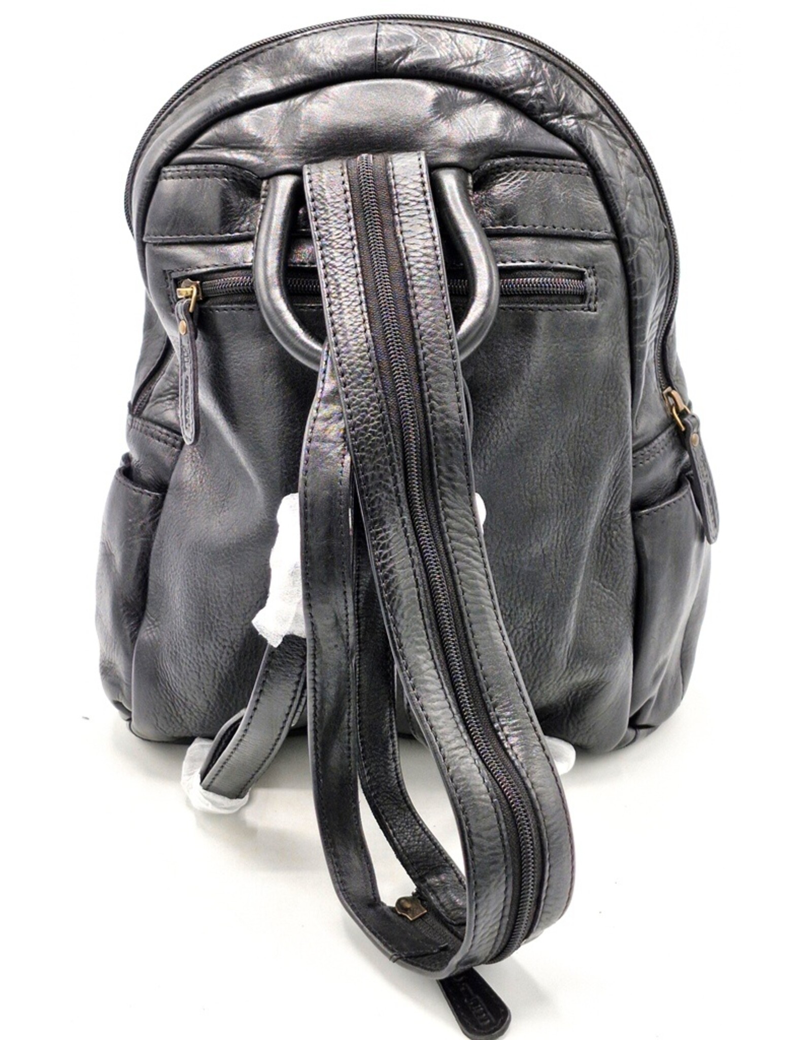 HillBurry Leather bags -  HillBurry backpack Washed Buffalo leather black