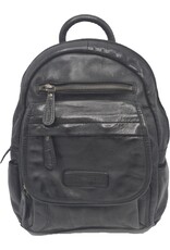 HillBurry Leather bags -  HillBurry backpack Washed Buffalo leather black