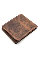 Leather Fox Leather Wallets - Leather Wallet with Owl (horizontal)