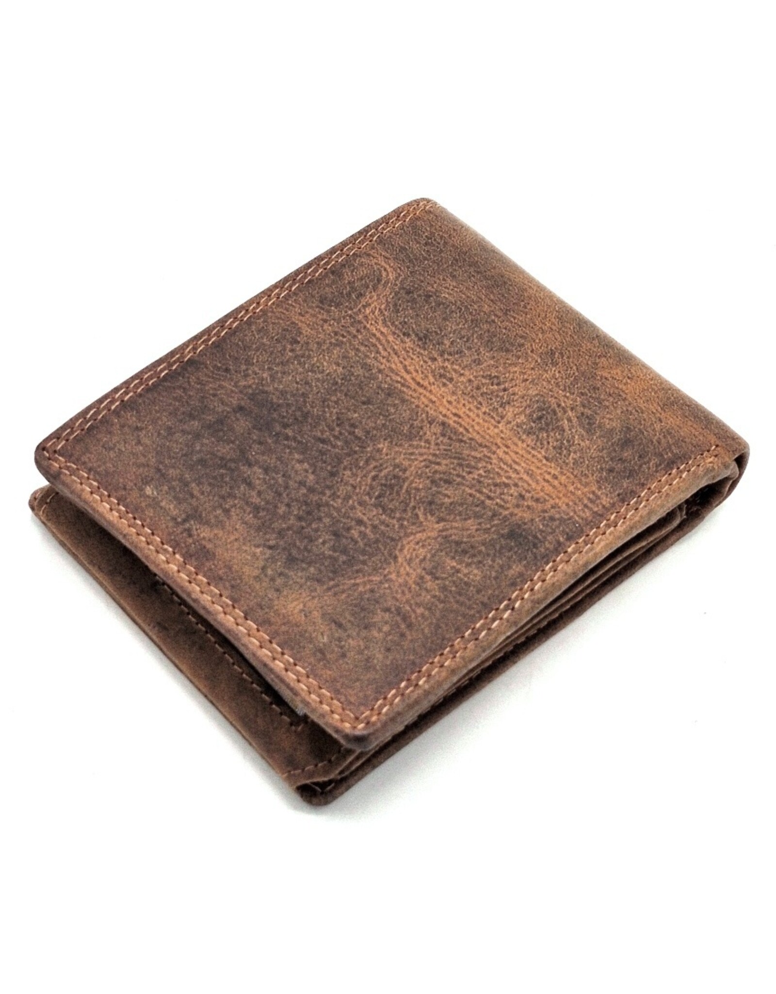 Leather Fox Leather Wallets - Leather Wallet with Owl (horizontal)