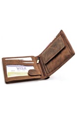 Leather Fox Leather Wallets - Leather Wallet with Owl (horizontal)