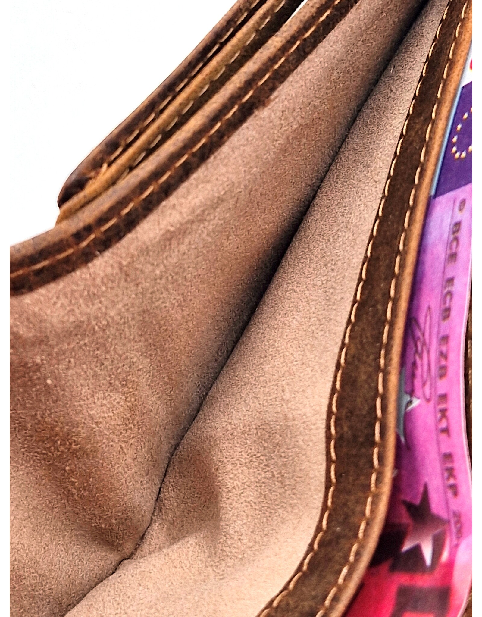 Leather Fox Leather Wallets - LeatherWallet with Lion (buffalo leather)